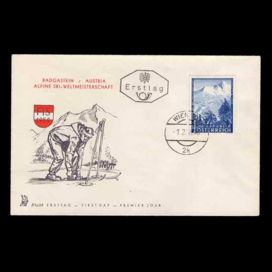 FDC Michel 1040 - "Alpine Ski World Championships in Badgastein"