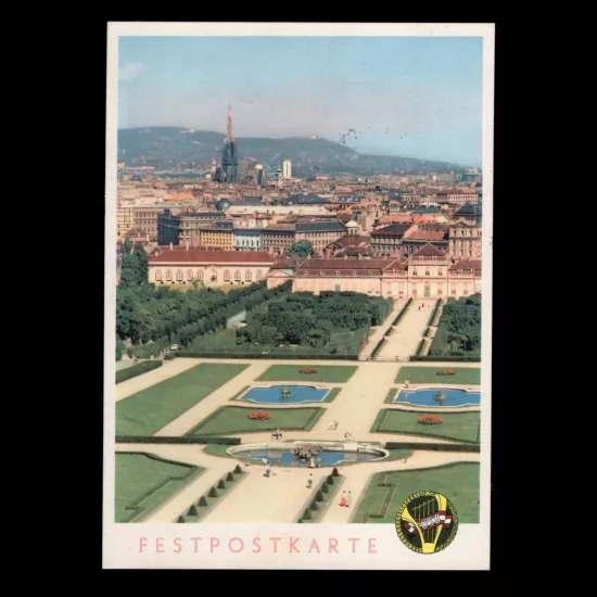 FD postcard Michel 1043 - Walther von der Vogelweide, 3rd Austrian Singers' Union Festival Vienna