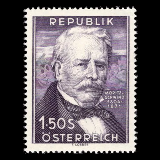 Michel 996 - 150th birthday of Moritz von Schwind, mint