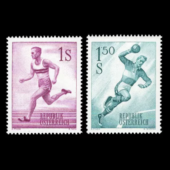 Michel 1069-1070 - Sport, mint