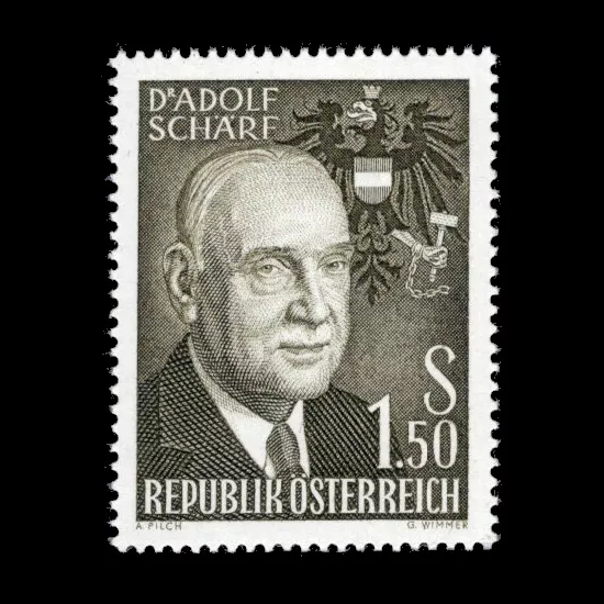 Michel 1075 - 70th birthday of the Federal President Dr. Adolf Schärf, mint