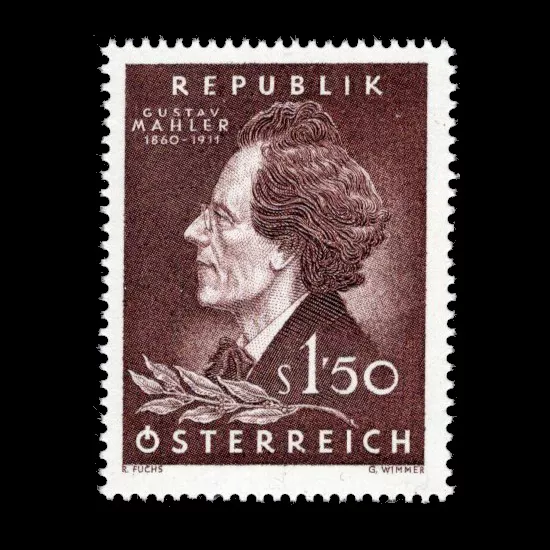 Michel 1078 - 100th birthday of Gustav Mahler, mint
