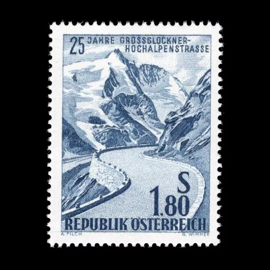Michel 1080 - 25th anniversary of the opening of the Großglockner-Hochalpenstraße, mint